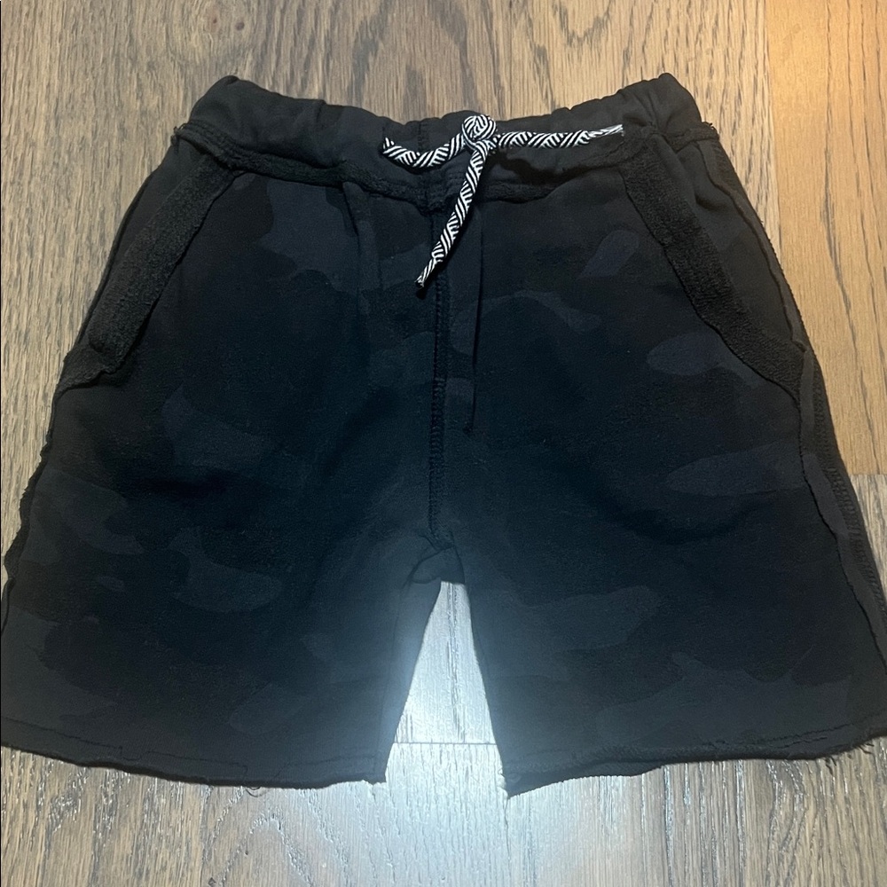 Appaman Black Camouflage Kids Shorts